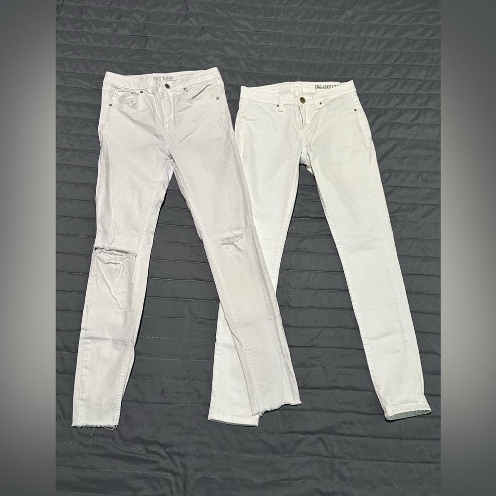 BlankNYC & Wild fable white jeans size 2 and 26